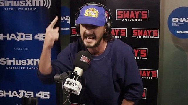 Shia LaBeouf Slays Freestyle ‘5 Fingers Of Death’ on Sway in the Morning