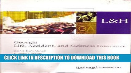 [PDF] GEORGIA LIFE, ACCIDENT, AND SICKNESS INSURANCE LICENSE EXAM MANUAL Full Online