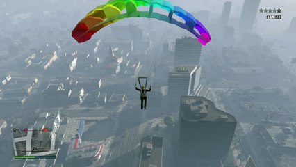 Grand Theft Auto V: Helicopter /\Parashute