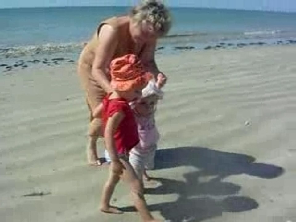 Sur la plage de Ré