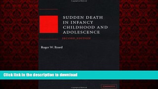 Buy book  Sudden Death in Infancy, Childhood and Adolescence online for ipad