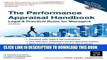 [PDF] The Performance Appraisal Handbook: Legal   Practical Rules for Managers Popular Collection