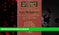 Buy book  Gilbert s Pocket Size Law Dictionary--Brown: Newly Expanded 2nd Edition! online for ipad