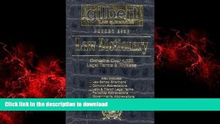 Buy book  Gilbert Law Summaries Pocket Size Law Dictionary: Black online