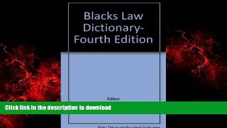 Buy book  Black s Law Dictionary  Fourth Edition (Deluxe edition with brown boards) online for ipad
