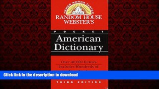 Best books  Random House Webster s Pocket American Dictionary: Third Edition online