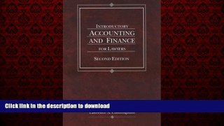liberty books  Introductory Accounting and Finance for Lawyers (American Casebook Series) online