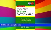 Ebook Best Deals  Pocket Malay Dictionary: Malay-English English-Malay (Periplus Pocket