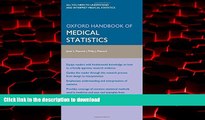 Read books  Oxford Handbook of Medical Statistics (Oxford Medical Handbooks) online