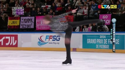 [中文解說-愛爾達]20161112Trophee de France SP--Misha GE