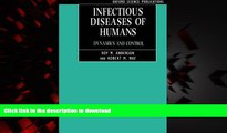 Best books  Infectious Diseases of Humans: Dynamics and Control (Oxford Science Publications)