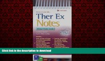 Best book  Ther Ex Notes: Clinical Pocket Guide (Davis s Notes) online to buy