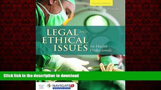 Buy book  Legal And Ethical Issues For Health Professionals online for ipad