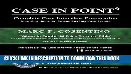 [PDF] Case in Point 9: Complete Case Interview Preparation Full Online