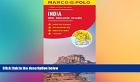Ebook deals  India, Nepal, Bhutan, Bangladesh, Sri Lanka Marco Polo Map (Marco Polo Maps)  Buy Now