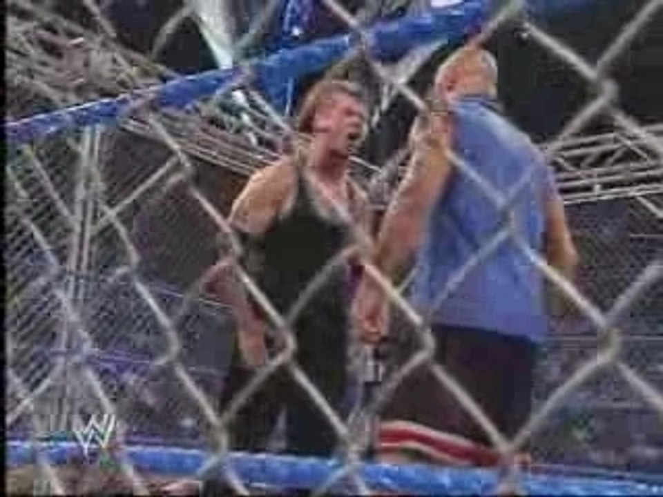 WWE Brock Lesnar vs Vince McMahon Cage Match