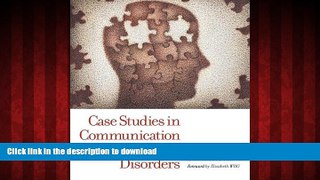 Buy book  Case Studies in Communication Sciences and Disorders online for ipad