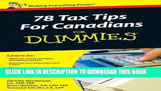 [PDF] 78 Tax Tips For Canadians For Dummies Full Collection