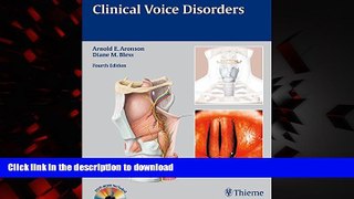 Read book  Clinical Voice Disorders online
