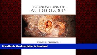 Buy book  Foundations of Audiology online