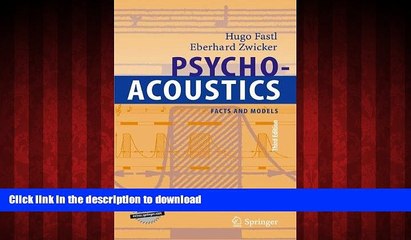 liberty book  Psychoacoustics: Facts and Models (Springer Series in Information Sciences)