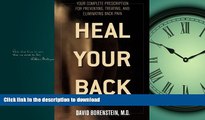 READ  Heal Your Back: Your Complete Prescription for Preventing, Treating, and Eliminating Back