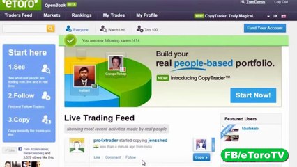 eToro WebTrader How To Copying Top Traders 2016 Bonus $ 100 Free