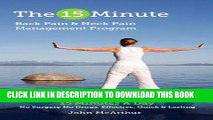 Best Seller The 15 Minute Back Pain and Neck Pain Management Program: Back Pain and Neck Pain