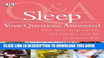 Best Seller Sleep: Your Questions Answered Free Read