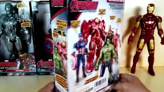Superhero Marvel - Titan hero Tech -  Hulk vs Iron Man, Ultron, Captain America #SurpriseEggs4k-LtcplICU7-Q
