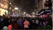 Watch Footage anti-Trump protestors #Riots in Downtown, La