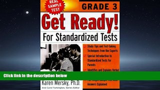 Read Get Ready! For Standardized Tests : Grade 3 FreeOnline Ebook