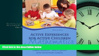 Download Active Experiences for Active Children: Mathematics (3rd Edition) FreeOnline Ebook