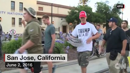 Trump Supporters Chased Down Like Prey, Assaulted