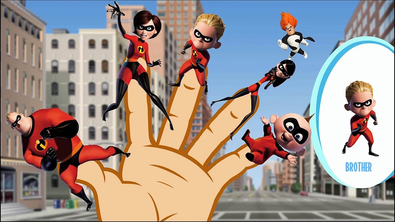 Incredibles Finger Family / Nursery Rhymes
