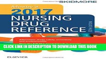 [PDF] Mosby s 2017 Nursing Drug Reference Popular Collection