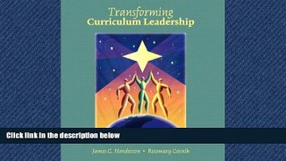 PDF Transformative Curriculum Leadership (3rd Edition) FreeOnline Ebook