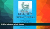 FAVORITE BOOK  H.C. Allen s Keynotes and Characteristics With Comparisons: With Comparisons Some