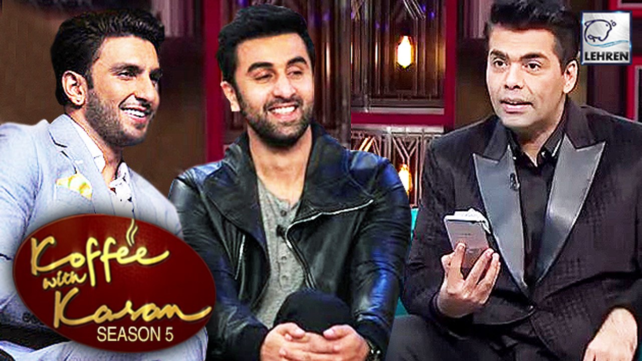 Ranbir Kapoor And Ranveer Singh In Koffee With Karan 5