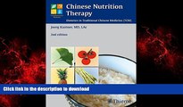 Best book  Chinese Nutrition Therapy: Dietetics in Traditional Chinese Medicine (TCM)