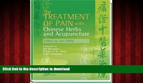 Buy books  The Treatment of Pain with Chinese Herbs and Acupuncture, 1e online to buy