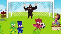 #PJ Masks vs #Masha and The Bear The Football Match PJ Masks #Catboy #Owlette #Crying For Losers