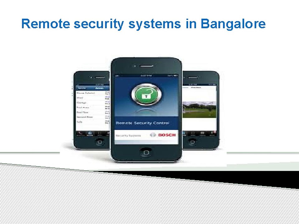 Remote security systems in Bangalore