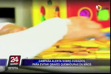 Campaña alerta sobre cuidados para evitar graves quemaduras en niños