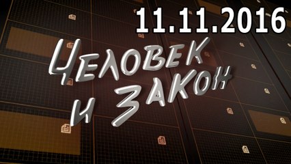 Человек и закон 11.11.2016