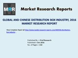 Distribution Box Market for Global and Chinese Industry Analysis and Forecasts to 2021 in Research Report