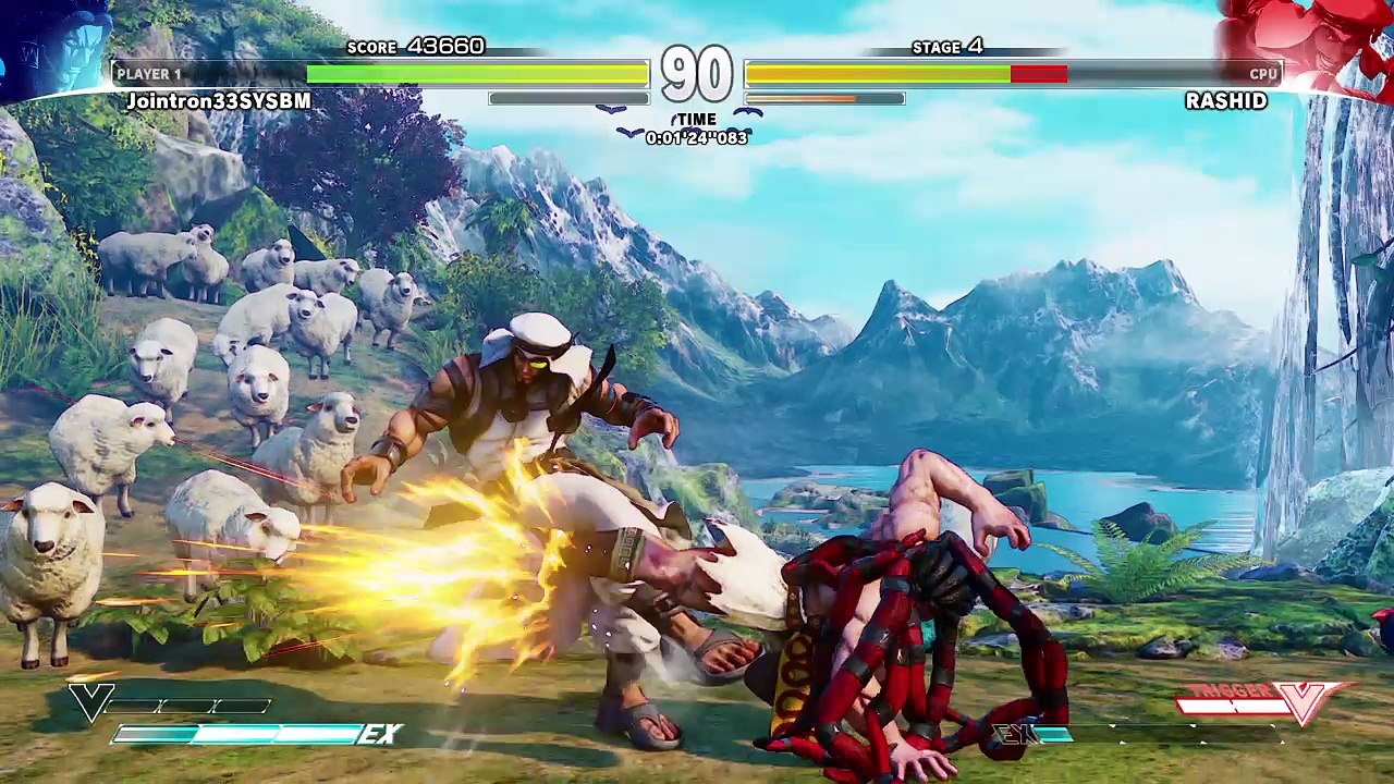 STREET FIGHTER V Survival Mode Necalli Playthrough (Easy)