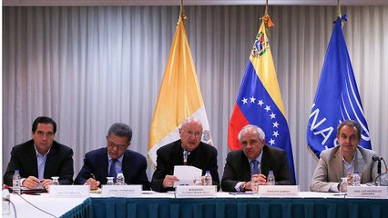 Vatican backed Venezuela talks show signs of progress