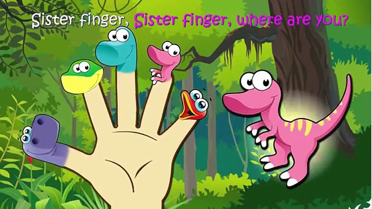 Dinosaur Finger Family Nursery Rhymes Lyrics