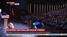 Recep Tayyip Erdoğan / 7 Kasım 2016 / Elektrik Santralleri Açılış Töreni